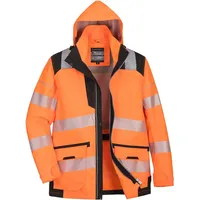 PORTWEST Warnschutzjacke 5-in-1 mit 10 Taschen Orange 4XL