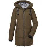 G.I.G.A. DX Damen Winterjacke/Funktionsparka in Daunenoptik mit Kapuze GW 15 WMN QLTD PRK, camel, 46,