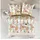 ZIRVEHOME Renforcé Blätter Oliva 200 x 200 cm + 80 x 80 cm