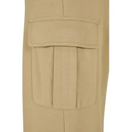 URBAN CLASSICS Highwaist Wide Leg Cargo Hosen Beige S