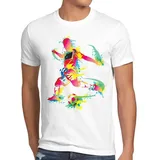 style3 T-Shirt WM 2026 Deutschland Fußball Weltmeisterschaft trikot fahne EM weiß S