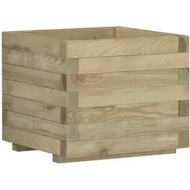 vidaXL Hochbeet 50x50x40 cm Holz Quadratisch