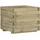 vidaXL Hochbeet 50x50x40 cm Holz Quadratisch