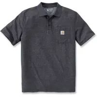CARHARTT Midweight S/S Pocket Polo-Shirt grau