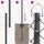 vidaXL Zaun 1,4 x 10 m Grau/Stahl