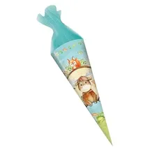 trotsch TRÖTSCH- Schultüte 22 cm Waldfreunde: Schultüte Einschulungstüte Zuckertüte Geschwistertüte