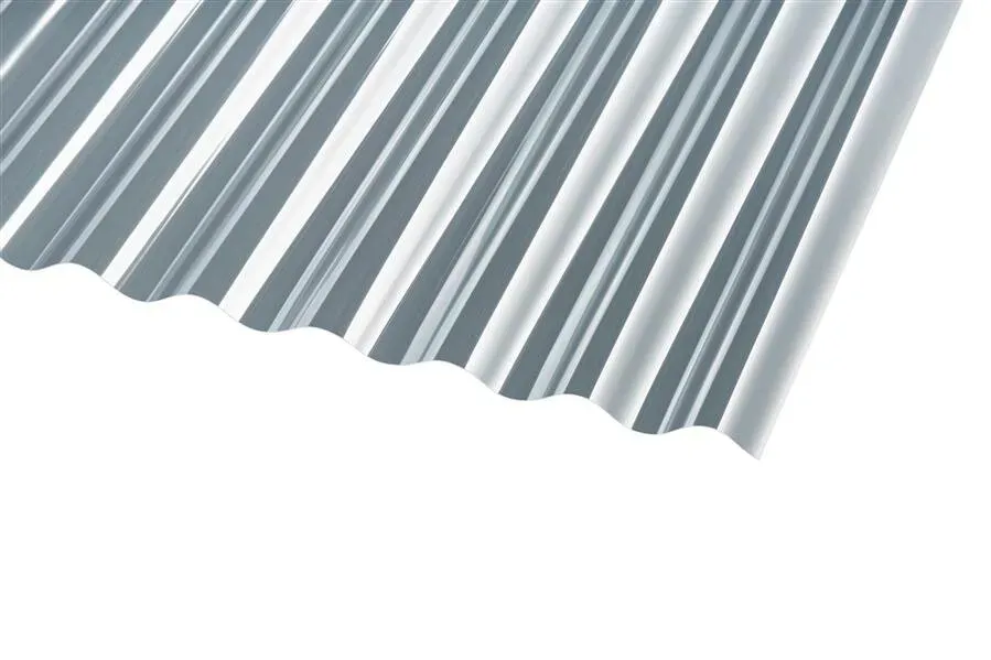 Polycarbonat Wellplatten klar Sinus 76/18 1,3 mm 1045 x 3500