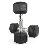 JUNG Kaytan 2 x Kurzhanteln set 15 Kg ( 2x 7,5 kg ) Langhantel Hanteln Hantelset