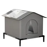 Katzenhaus Für Draußen, Wetterfestes Isoliertes Katzenhaus, Gemütliches Isoliertes Nest Tierunterkunft Für Garage Garten Balkon Terrasse Straße Hof