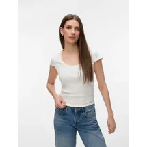 Vero Moda Vmchloe Cs Short U-Neck Noos Weiß M