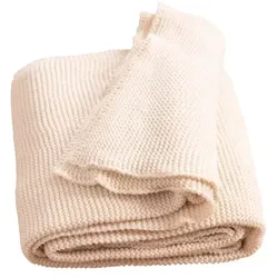 Kuscheldecke beige