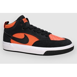 Nike Sb React Leo Skateschuhe black / black / orange / electr Gr. 7.0