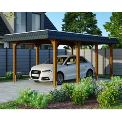 Einzelcarport SKANHOLZ "Spreewald", braun, H: 206cm, Carports