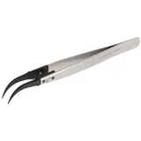 Lindstrom Pinzette Flach, gebogen 130 mm