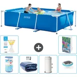 Rechteckiger Frame Pool - 300x200x75 Cm - 7-teilig  S101