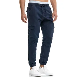 Indicode INLevi Cargohose Blau S