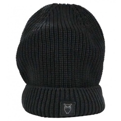 KnowledgeCotton Apparel Beanie - Baumwolle - Schwarz