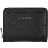 Lacoste Geldbörse Compact Zip Wallet Damen Portemonnaie schwarz