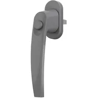 MS Beschläge ® Sicherheits-fenstergriff Fensterbeschlag mit Druckknopf Titan