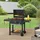 casa.pro Holzkohlegrill Arnad 105 x 135 x 47,5 cm Schwarz 