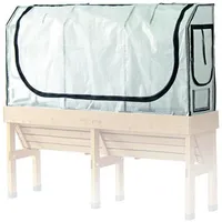 Noor VegTrug® Gewächshausaufsatz für Wall Hugger 1,8m