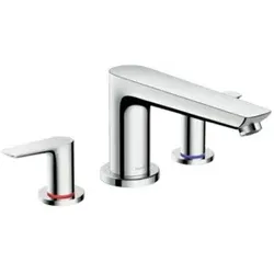 hansgrohe Fertigmontageset Talis E 3-Loch-Wannenrandarmatur, chrom