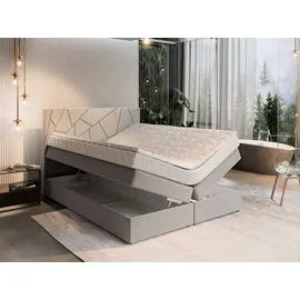 masseno Trani 160 x 200 cm H2 Schwarz