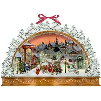 Coppenrath Verlag Wand-Adventskalender Nostalgischer Lichterbogen