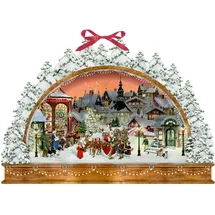Coppenrath Verlag Wand-Adventskalender Nostalgischer Lichterbogen