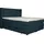 Home Affaire Boxspringbett HOME AFFAIRE "Elegance", blau (türkis), B:181cm L:210cm, Samtoptik (100% Polyester);Struktur (100% Polyester), Komplettbetten, Boxspringbett, mit schöner Knopfheftung, in den Härtegraden H2 & H3, inkl. Schubladen