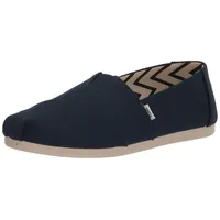 TOMS Alpargata aus recycelter Baumwolle Flache Slipper, Marineblau, 38.5
