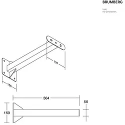 Brumberg Zubehör für MATRIX MIDI - Masthalterung BRUM-81122640