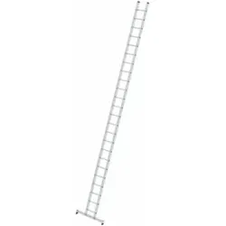MUNK Aluminium-Anlegeleiter nivello®-Traverse 24 Sprossen