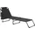 casa.pro Lomeda Sonnenliege 187 x 53 x 27 cm Schwarz