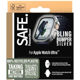 Panzer Glass SAFE. by PanzerGlass TPU Bumper Silber Apple Watch Ultra 2024