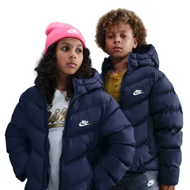 Nike NSW ADP Steppjacke Kinder in midnight navy-white, Größe 140/146 - blau