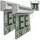 Infactory Solar-Fensterthermometer 2er-Set Großes Display