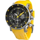Vostok Europe Lunokhod 2 Herren-Chronograph Silikon 49,0 mm YM86-620A505-YLW