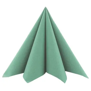 Sovie Horeca Serviette in Eukalyptus aus Linclass® Airlaid 40 x 40 cm, 50 Stück
