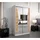 abiks möbel Schwebetürenschrank MONACO 120 x 200 x 62 cm Weiß