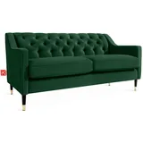 konsimo® 2-Sitzer-Sofa, Dunkelgrün, 170x78x80 cm, Wohnzimmer, Sofas & Couches, Sofas, 2-Sitzer Sofas