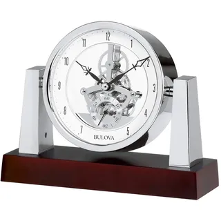 Bulova Largo B7520 Uhr, Dunkles Mahagoni-Finish
