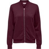 Only Sweatjacke "ONLJOYCE L/S BOMBER SWT NOOS", Damen, Gr. XS, fig, Sweatware;Steppware, Obermaterial: 100% Polyester, regular fit hüftlang, Rundhals, Rippbündchen, Sweatjacken Sweatjacke, Polyester, regular fit