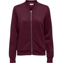 Only Sweatjacke "ONLJOYCE L/S BOMBER SWT NOOS", Damen, Gr. XS, fig, Sweatware;Steppware, Obermaterial: 100% Polyester, regular fit hüftlang, Rundhals, Rippbündchen, Sweatjacken Sweatjacke, Polyester, regular fit