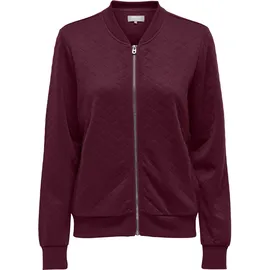 Only Sweatjacke "ONLJOYCE L/S BOMBER SWT NOOS", Damen, Gr. XS, fig, Sweatware;Steppware, Obermaterial: 100% Polyester, regular fit hüftlang, Rundhals, Rippbündchen, Sweatjacken Sweatjacke, Polyester, regular fit