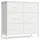 Songmics Sideboard 6 Schubladen Wolkenweiß / Schneeweiß