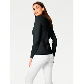 Heine V-Pullover Schwarz 48