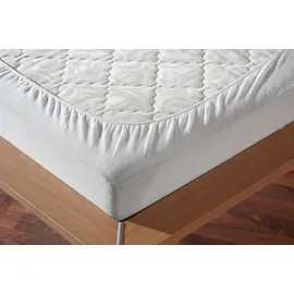 KUM Spannbettlaken Polycotton 180 x 200 cm weiß