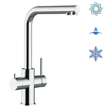 VIZIO 5 Wege Wasserhahn Einhebelmischer Weiß