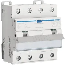 Hager FI/LS-Schalter 4-polig, 10kA ADX482D